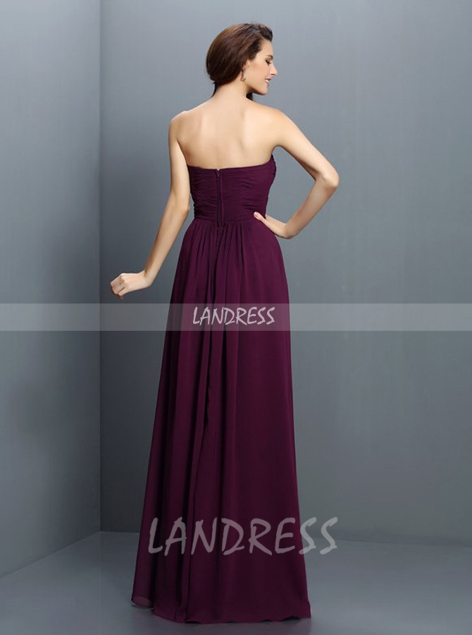 Grape Dresses for Bridesmaids, Deep Purple Bridesmaid Gowns - June Bridals