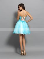 Turquoise Short Sweet 16 Dresses,Two Tone Cocktail Dresses,11491