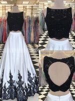 Two Piece Prom Dress for Teens,Open Back Prom Dress,11974